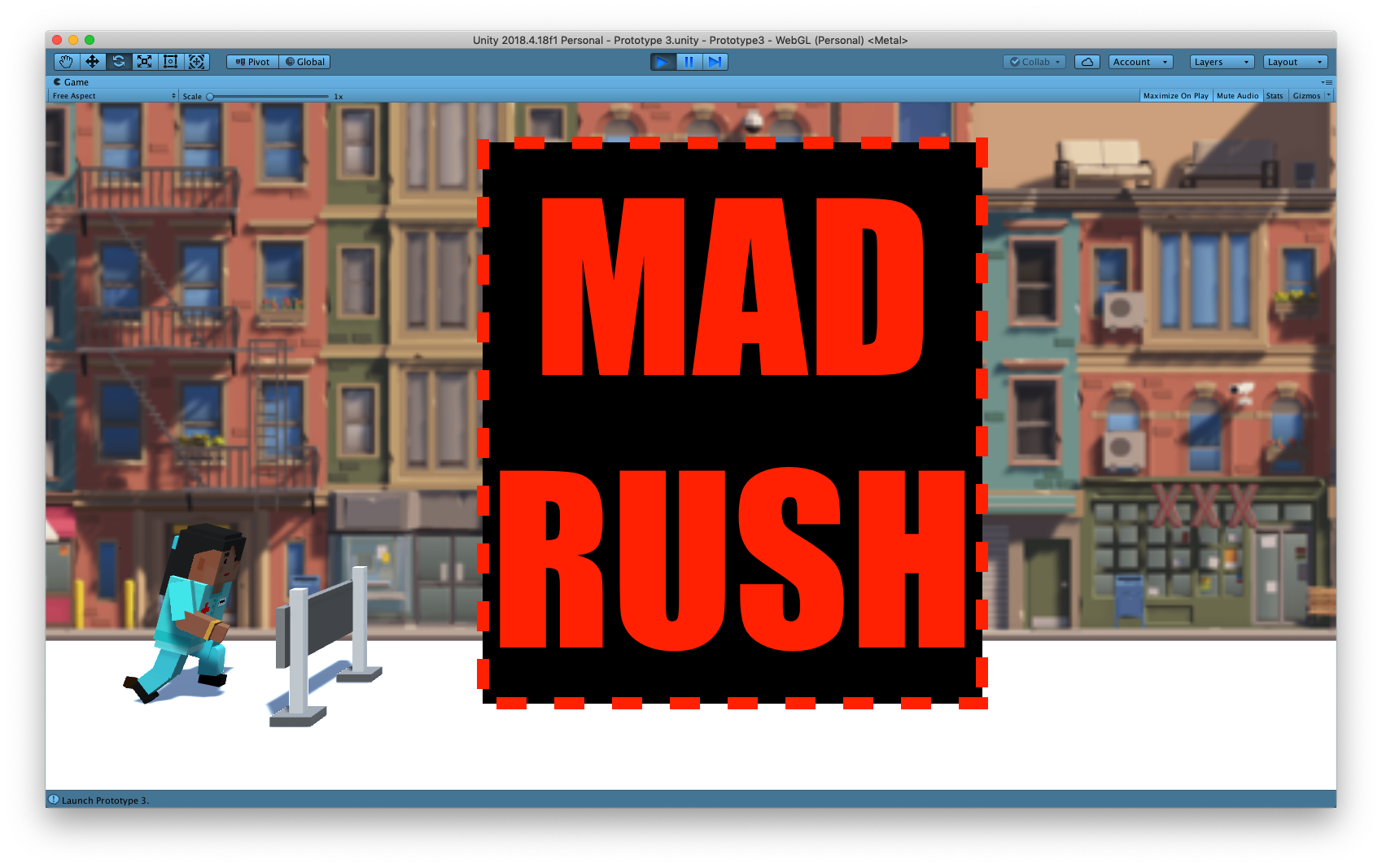 Mad Rush Prototype