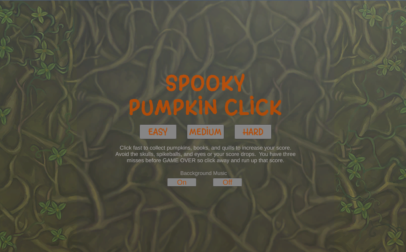 Spooky Pumpkin Click