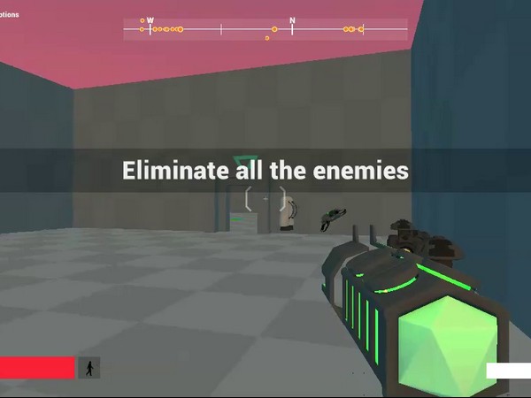 esape the robot factory fps game