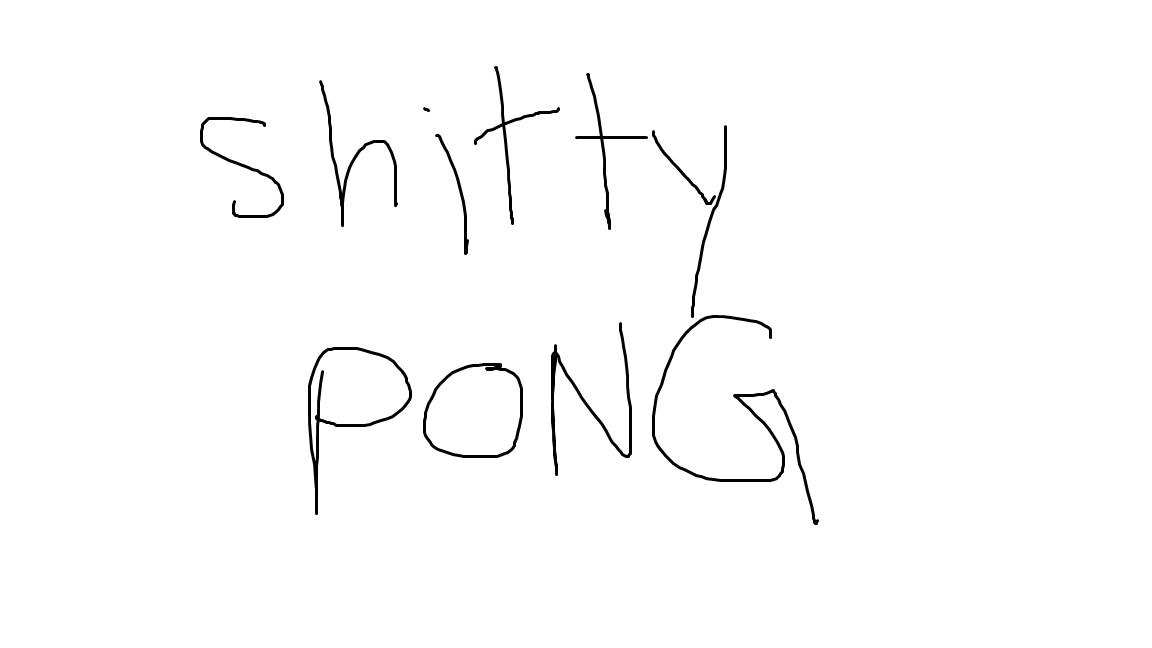 pong but shitty