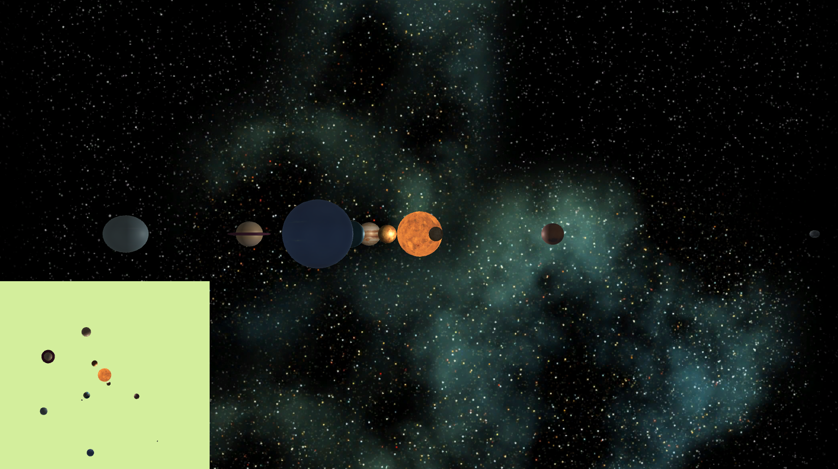 Solar System Model - Can you click all the planets?