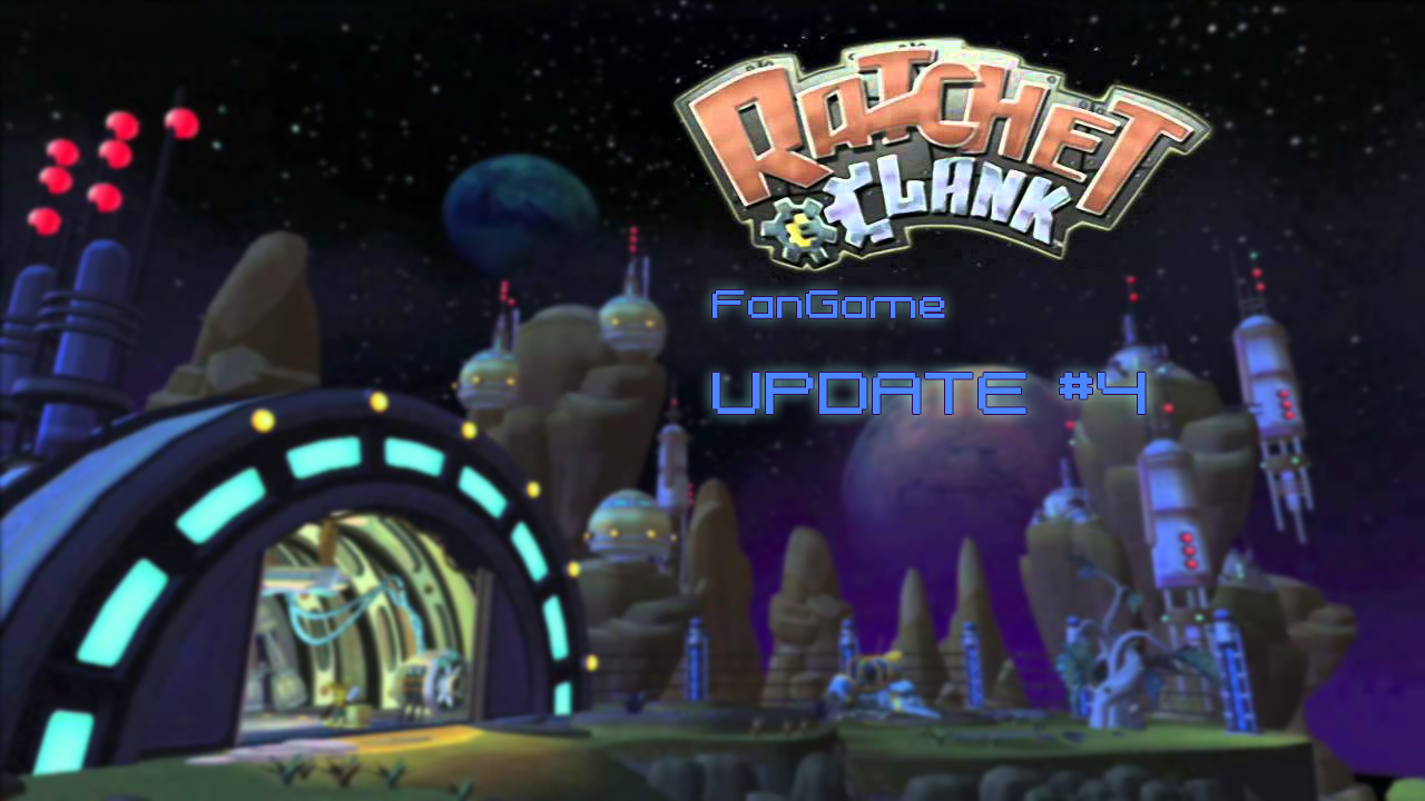 Ratchet and Clank 2D fangame - Update 4 (wrench attack, better pause & parallax test)