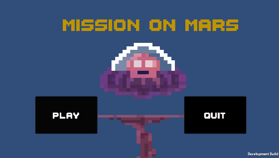 My first game-Mission On Mars