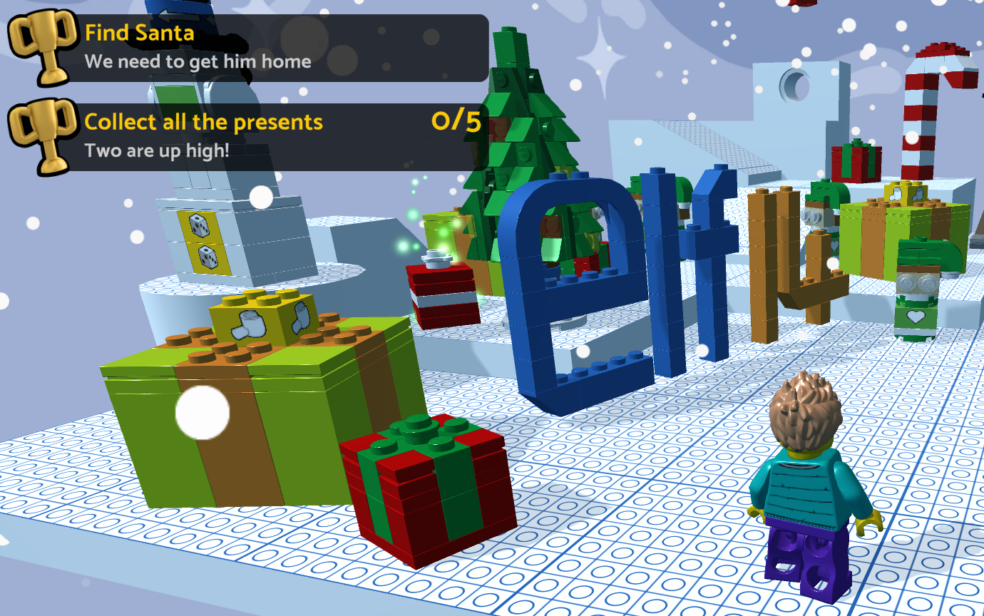Lego Santa game with external SCPI interaction