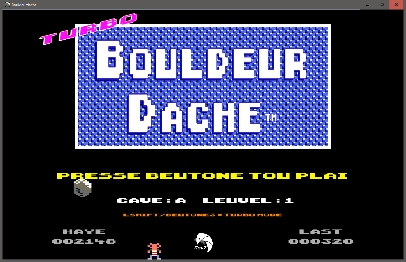 Boulder Dash C64 Tribute (my 1st game) - Full Version