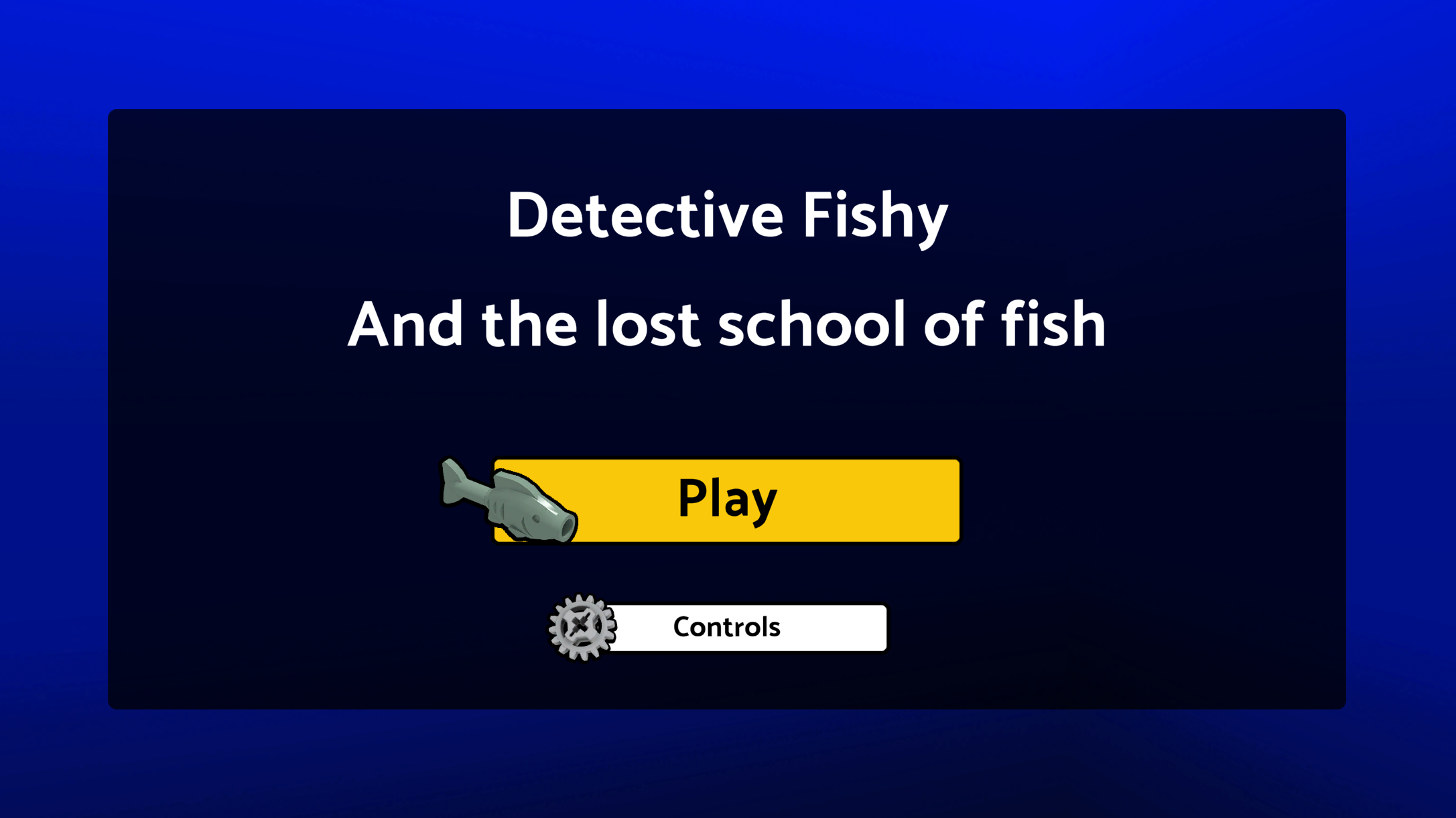 Detective Fishy and the lost school of fish