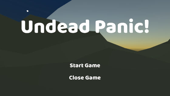 Undead Panic! early prototype build