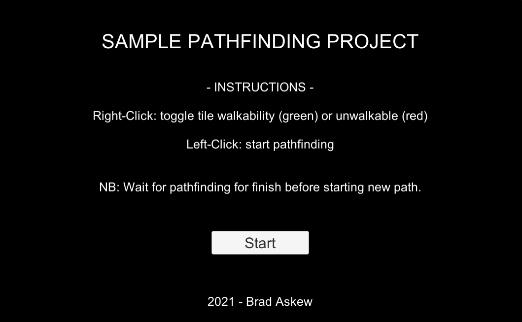Sample Pathfinding Project