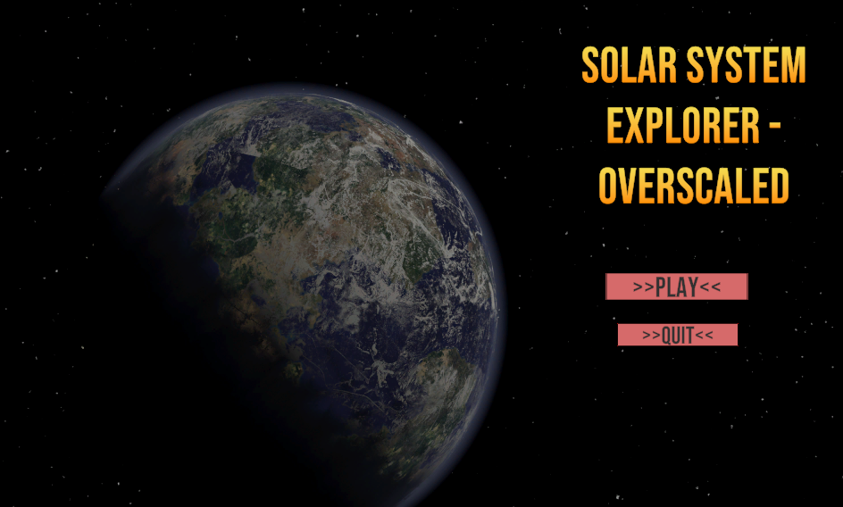 Solar System Explorer - Overscaled (W.I.P.)