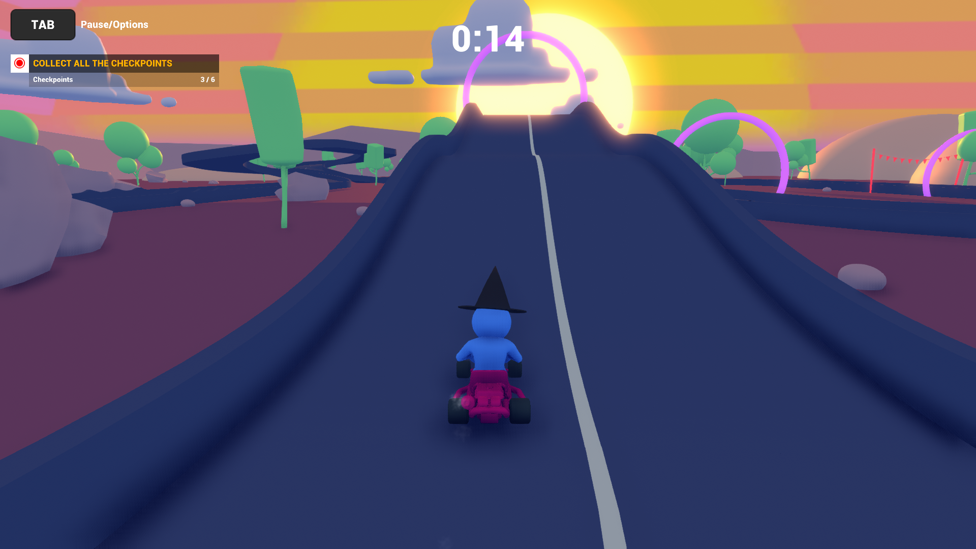 Super Kart Racing: A kart racing minigame (WebGL Build)