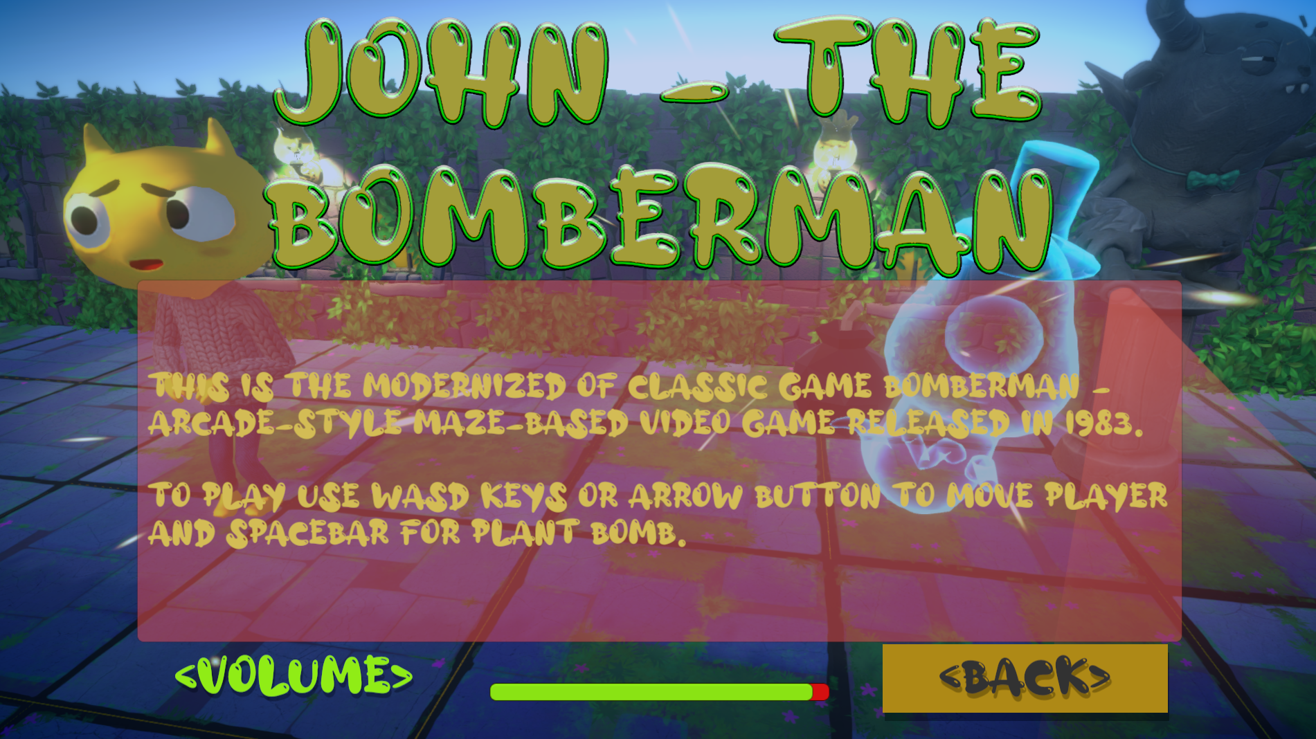 John- The Bomberman CwC Game Jam 2021