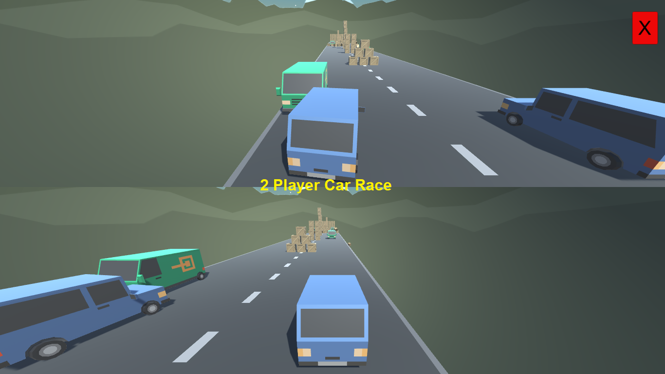 Solved Create a two-player car race game app. The race