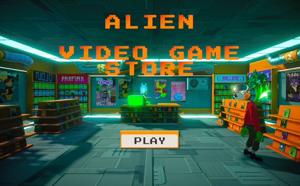 CreativeCore - Alien video game store