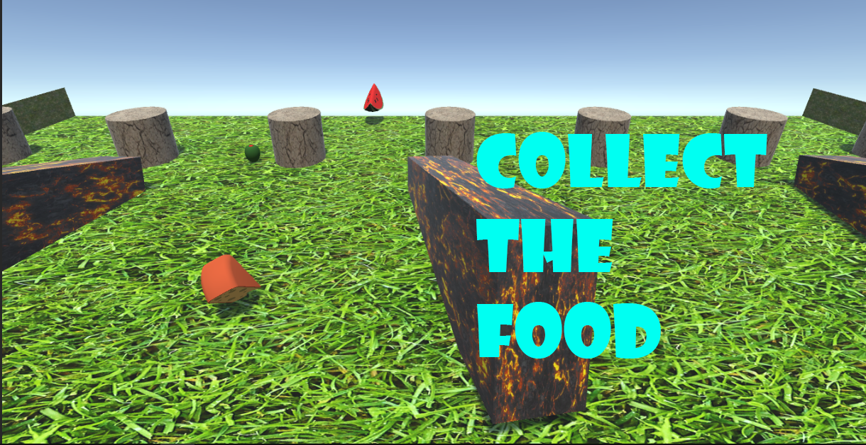 collect the food