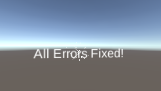 All errors fixed