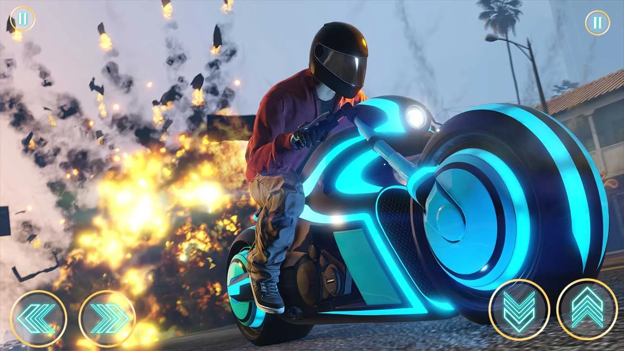 Neon Bike Rider: Racing Game