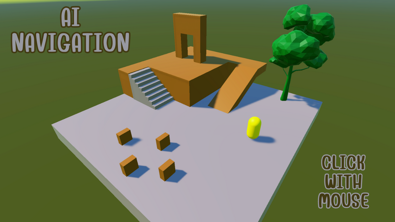 NavMesh AI Navigation Unity Play