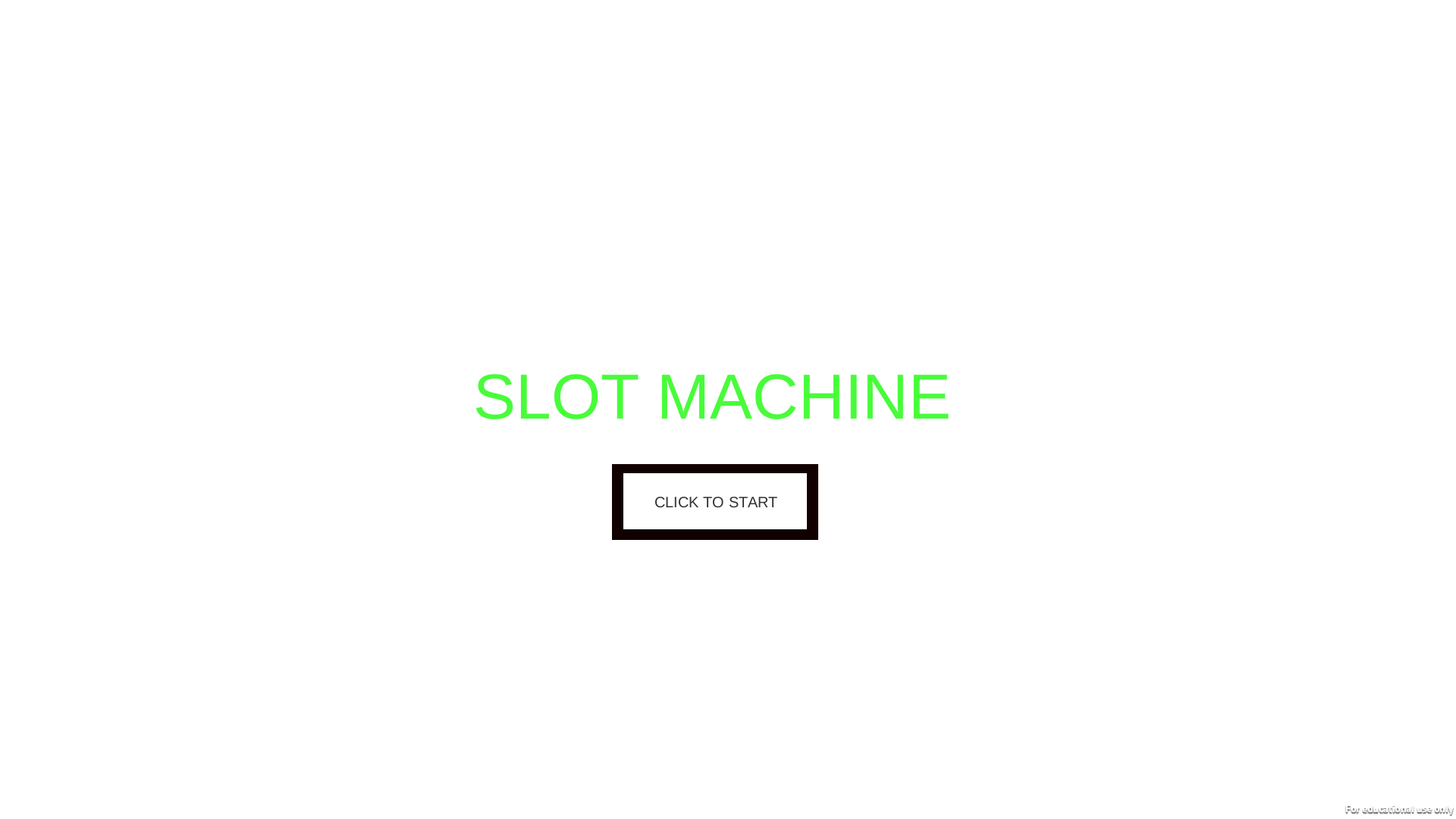 SLOT MACHINE Unity Play